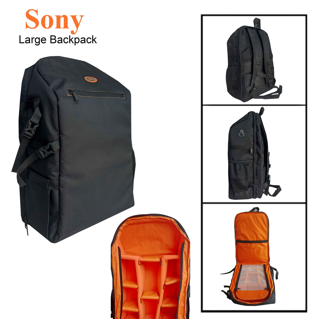 Sony Large Backpack For DSLR Camera and its Accessories