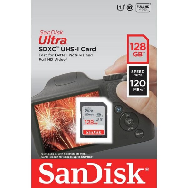 SanDisk SDHC 128GB 120MB/s Ultra