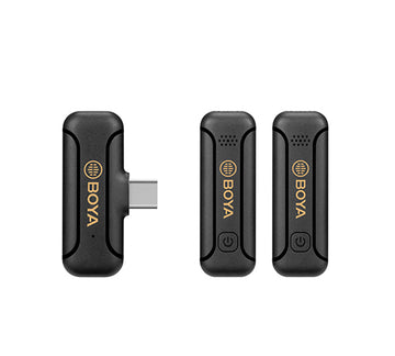 BOYA BY-WM3T2-U2 Wireless Microphone with C-Type Connector for Android Devices (2.4 GHz) With 3 Year Warranty
