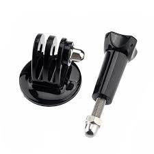 Combo Pack - Gopro Tripod Mount Thumb Screw Base + Screw - Black