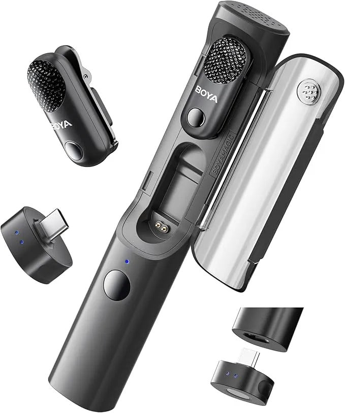 BOYA Magic Transformable Al-Powered Mini Wireless Microphone 05 With 3 Year Warranty