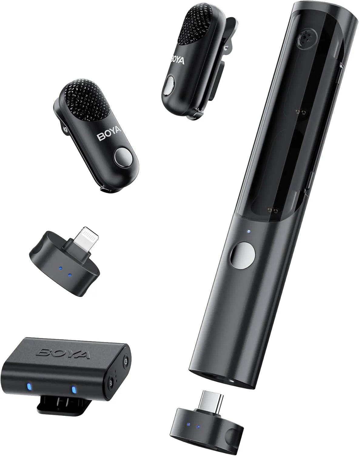BOYA Magic Transformable Al-Powered Mini Wireless Microphone 02 With 3 Year Warranty