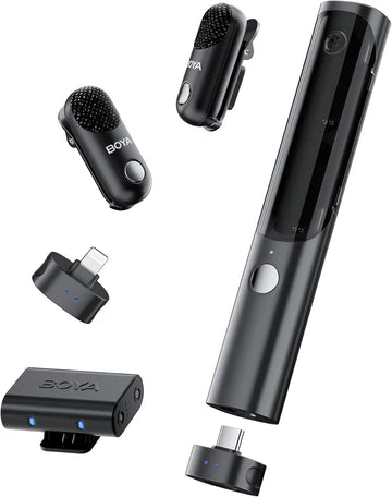 BOYA Magic Transformable Al-Powered Mini Wireless Microphone 02 With 3 Year Warranty
