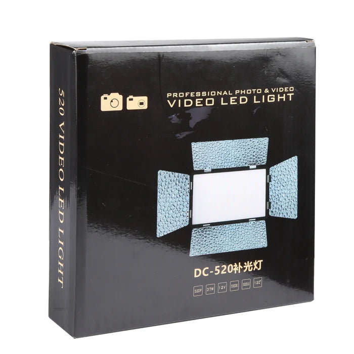 LED DC520 Professional Soft Video Light for DSLR and Mirrorless Cameras