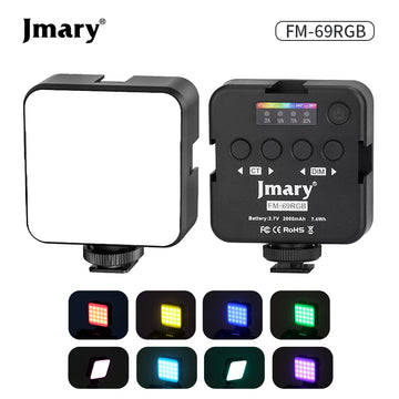 Jmary FM-69RGB Portable Mini RGB Video Light Camera Light Photography Lighting Lamp