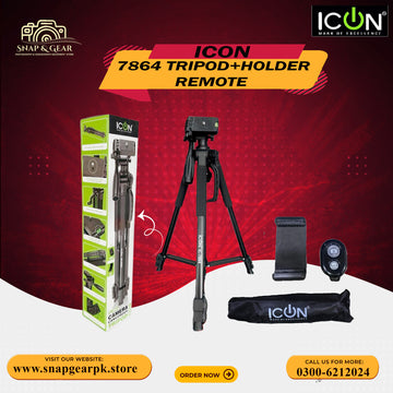Icon 7864 Tripod For Mobile With free mobile Holder & Shutter Remote