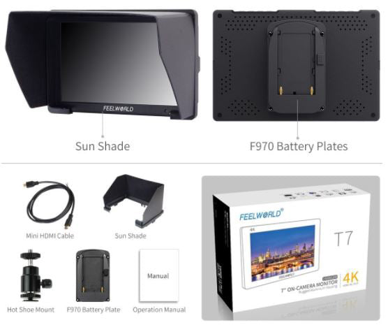 FeelWorld 7″ LCD monitor
