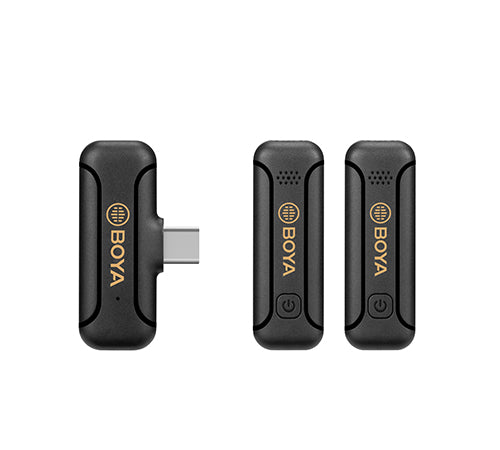 BOYA BY-WM3T2-U2 Wireless Microphone with C-Type Connector for Android Devices (2.4 GHz) With 3 Year Warranty