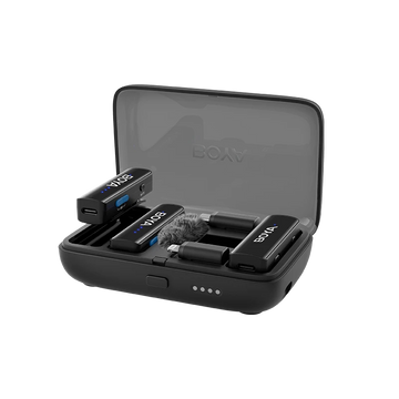 BOYALINK 2 Upgraded 3-in-1 Compact Wireless Microphone with 3 Year Warranty