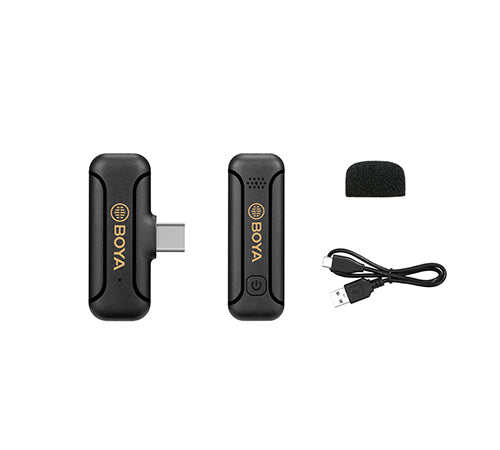 BOYA BY-WM3T2-U2 Wireless Microphone with C-Type Connector for Android Devices (2.4 GHz) With 3 Year Warranty