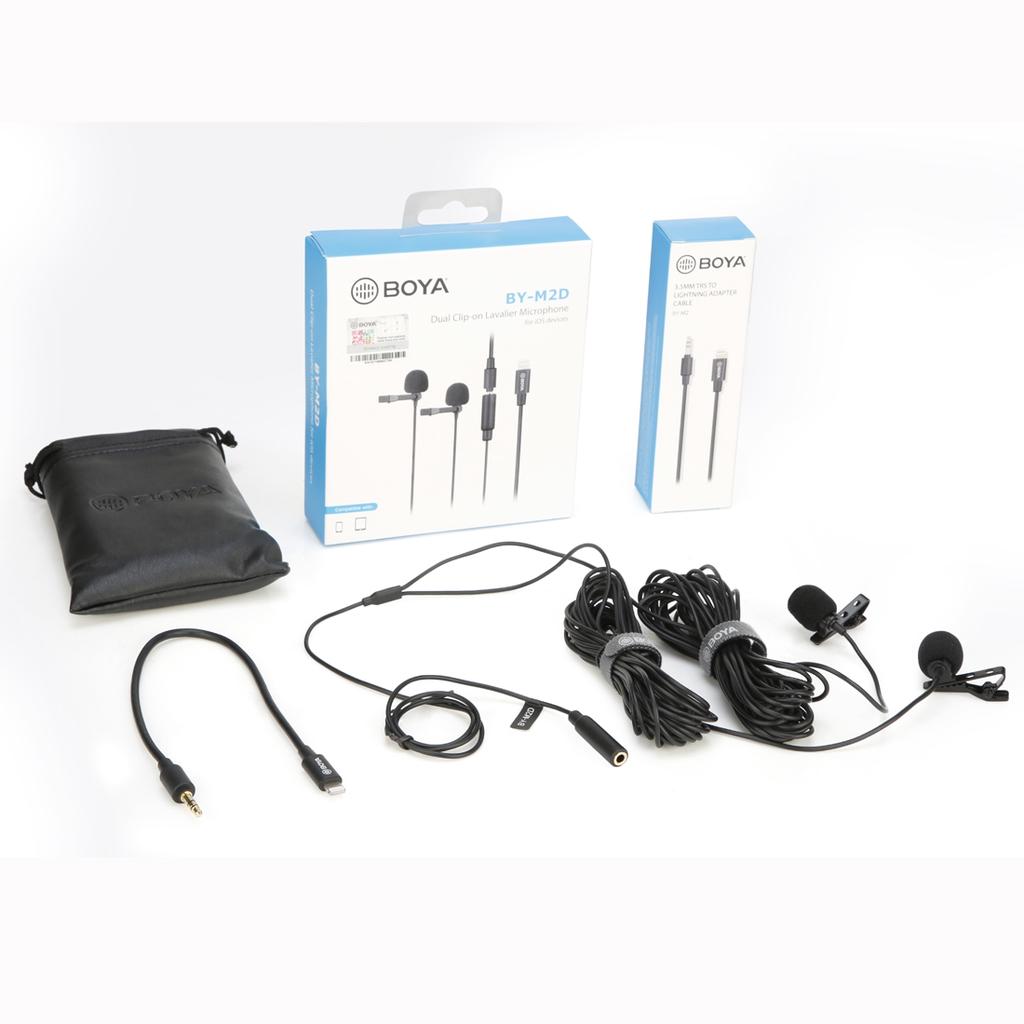 Boya BY-M2D Lavalier microphone With 3 Year Warranty