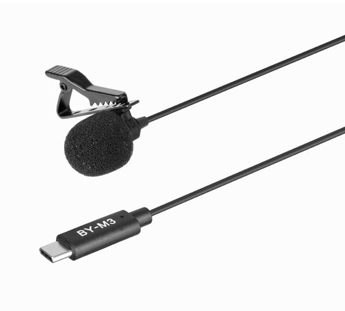 Boya By-M3 Lavalier Microphone (C Type) With 3 Year Warranty