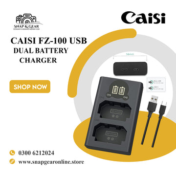 Caisi Dual Charger For Sony FZ 100 Battery