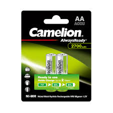 Camelion Re-Chargeable Cell AA2 2700 mah always ready
