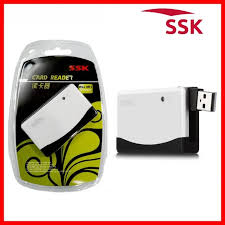 SSK SCRM057 USB 2.0 All-In-1 SD / TF / CF Card Reader