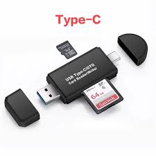 2 In1 USB Type-C /Micro-USB USB 2.0/3.0 Memory Card Reader Writer OTG Adapter SD TF Super Speed