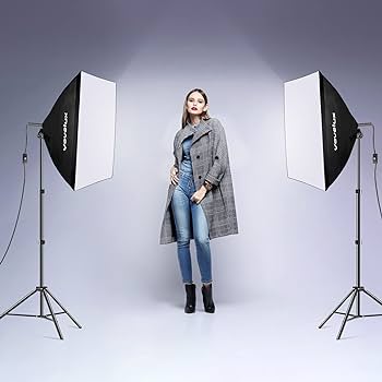Continuous Photography Lighting Pair kit for Camera Shooting, Video Recording ( Bulb not Included )