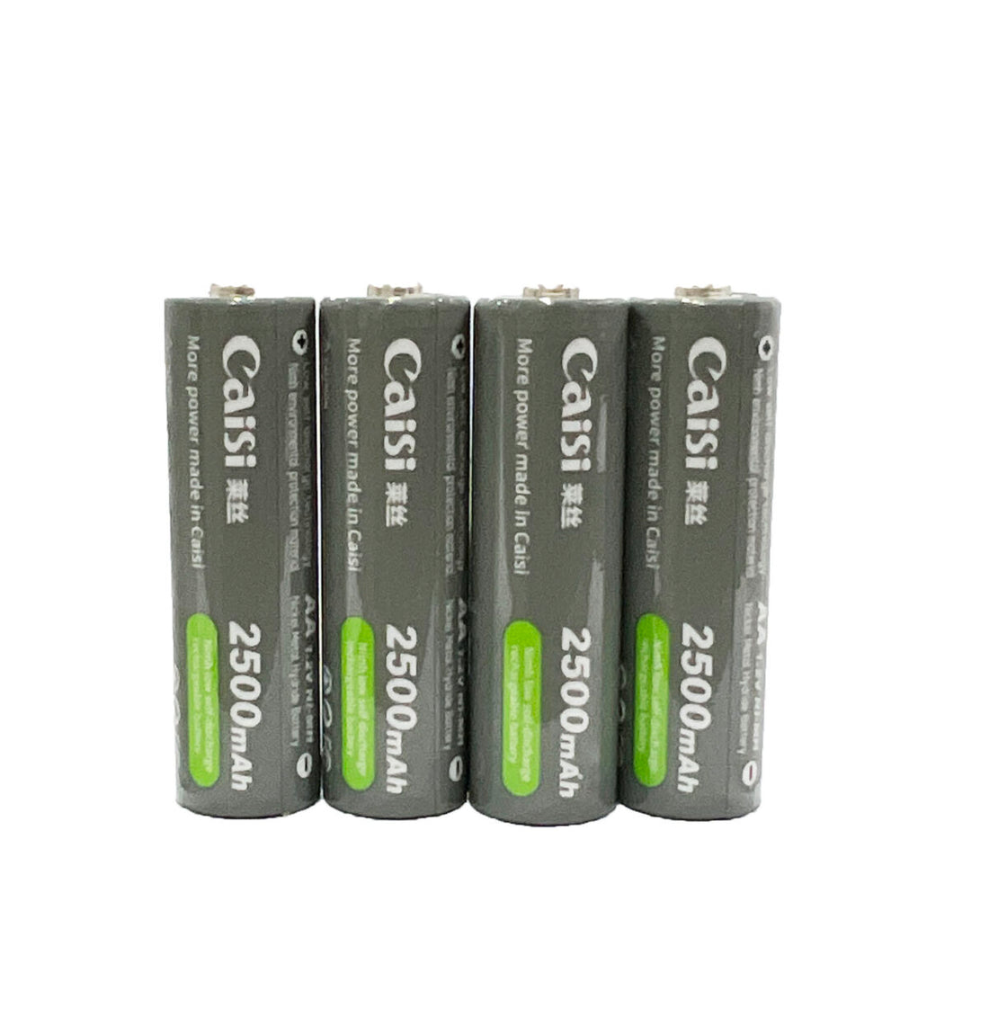 Caisi 4 cell AA 2500 mAh rechargeable Batteries