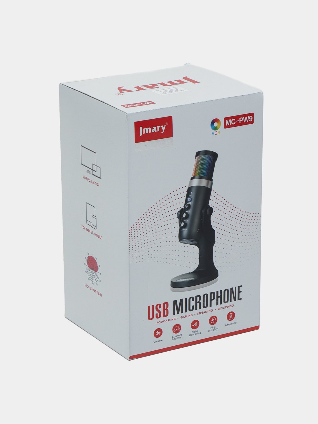 Jmary MC-PW9 RGB USB recording Microphone