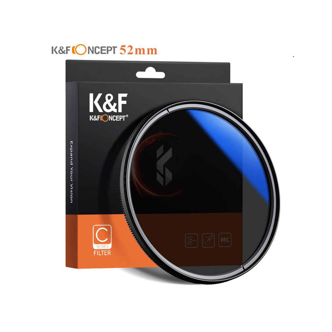 K&F CONCEPT 52mm Ultra Slim CPL Filter Optics Multi Coated MC Circular Polarizering