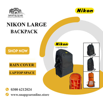 Nikon Large Backpack For DSLR Camera and its Accessories