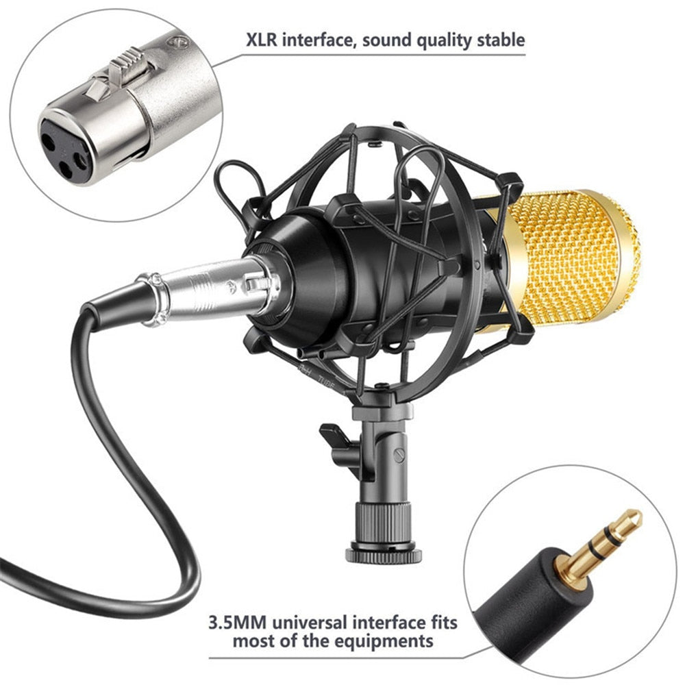 Professional Sound Recording  Condenser BM 800 Microphone