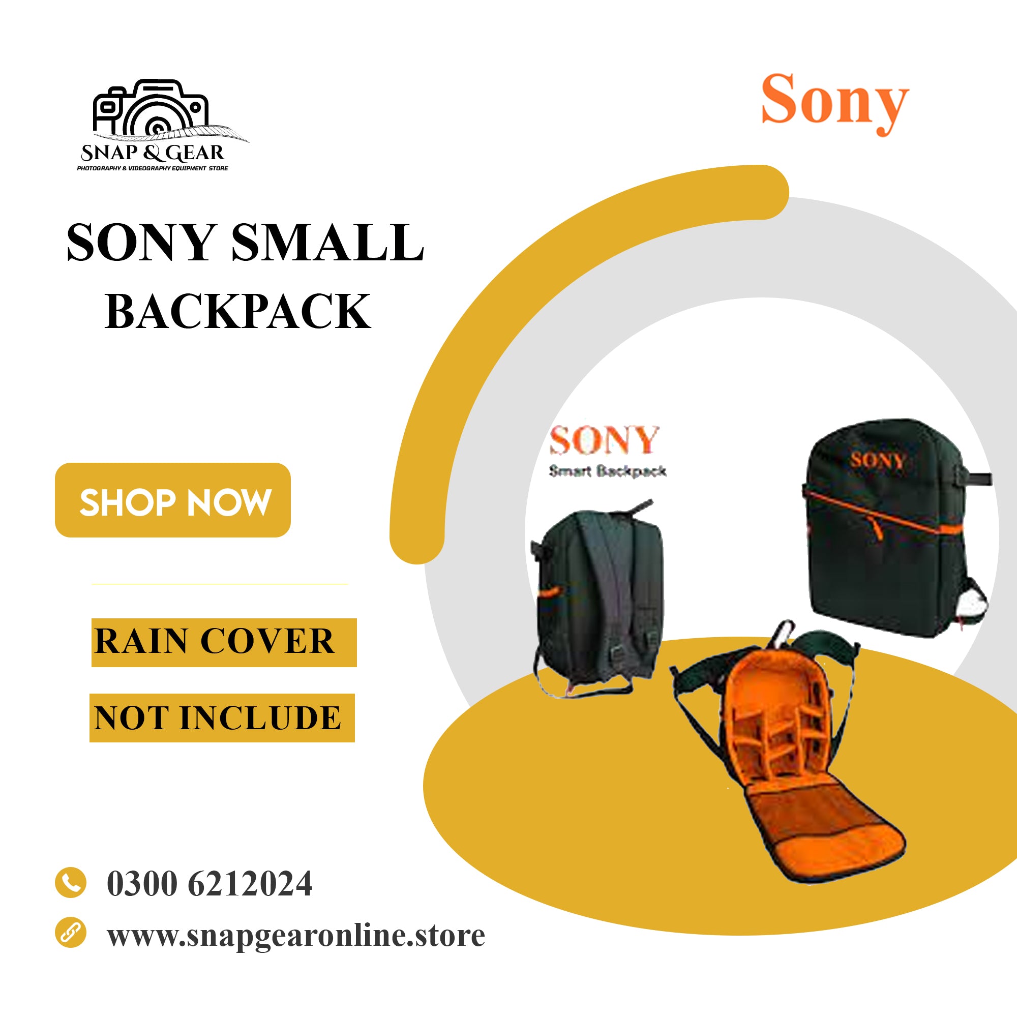 Sony Smart Backpack for DSLR Cameras and Accessories
