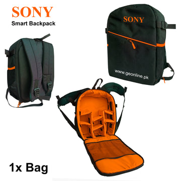 Sony Medium Smart Backpack for DSLR Cameras and Accessories.