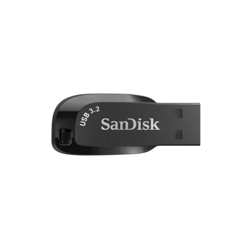 SanDisk Ultra Shift USB 3.2 Gen 1 Flash Drive – 128GB (Black)
